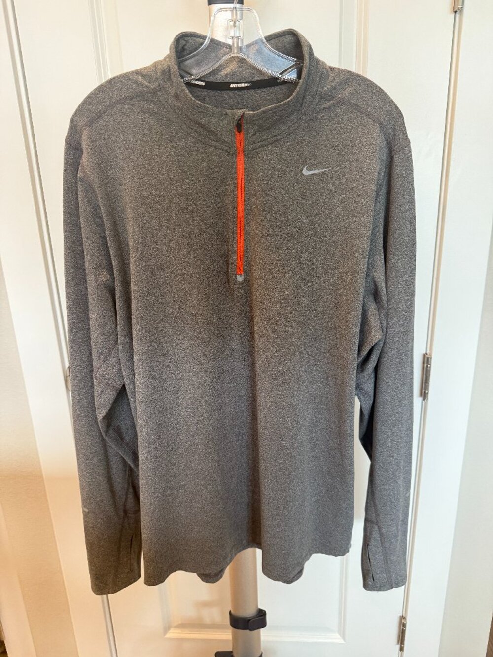 Nike Men's  Dri-FIT  Element  1/2 Zip in Grey - XL
